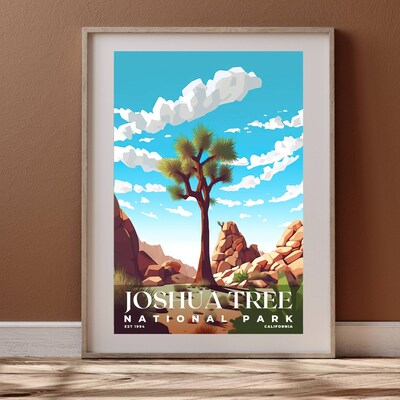 Joshua Tree National Park Poster, Travel Art, Office Poster, Home Decor | S3 - image4